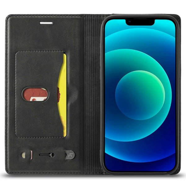 iPhone 14 Plus Etui Kortlomme Utside Svart