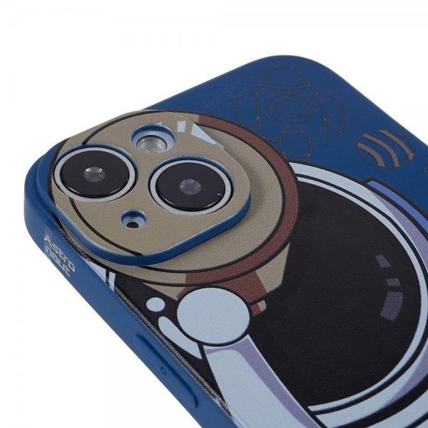 iPhone 14 Plus Deksel Astronaut Blå Grå