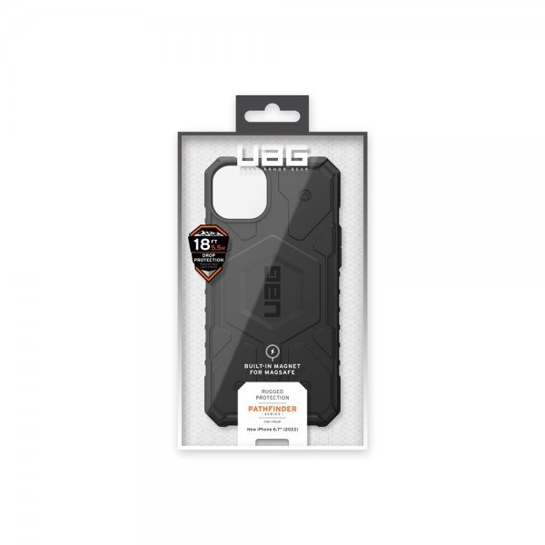 iPhone 14 Plus Deksel Pathfinder MagSafe Svart