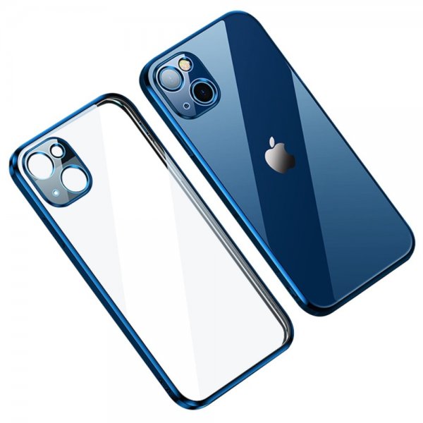 iPhone 14 Plus Deksel Belagt Kant Blå