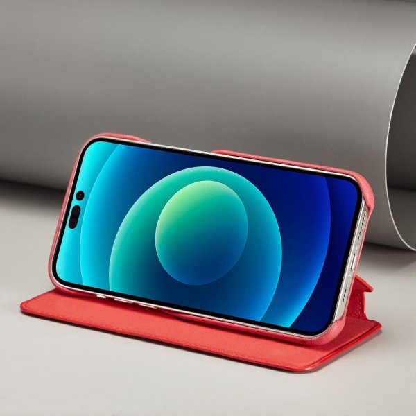 iPhone 14 Pro Etui Flip Rød