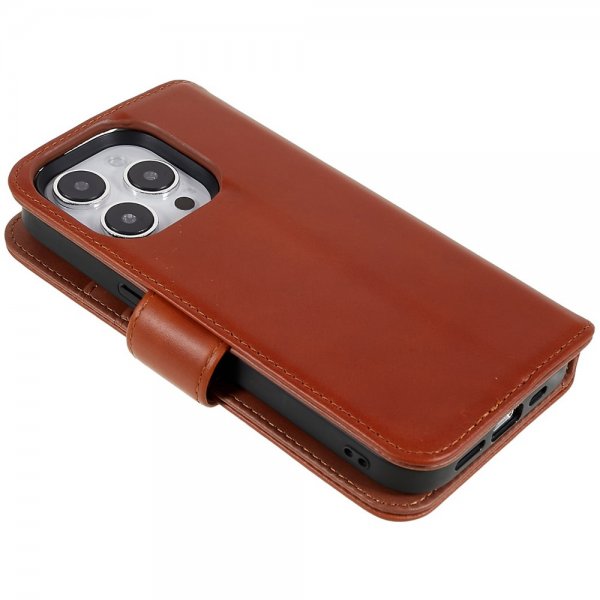 iPhone 14 Pro Etui MagLeather Maple Brown