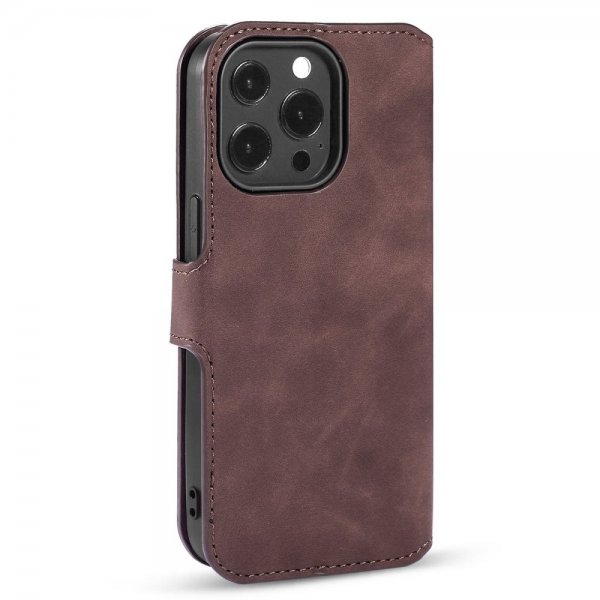 iPhone 14 Pro Etui Retro Kaffe