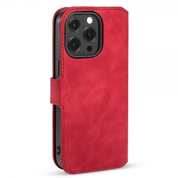 iPhone 14 Pro Etui Retro Rød