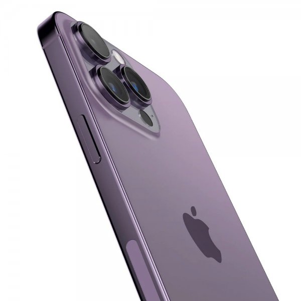 iPhone 14 Pro/iPhone 14 Pro Max Kamerabeskytter GLAS.tR EZ Fit Optik Pro Deep Purple 2-pakning