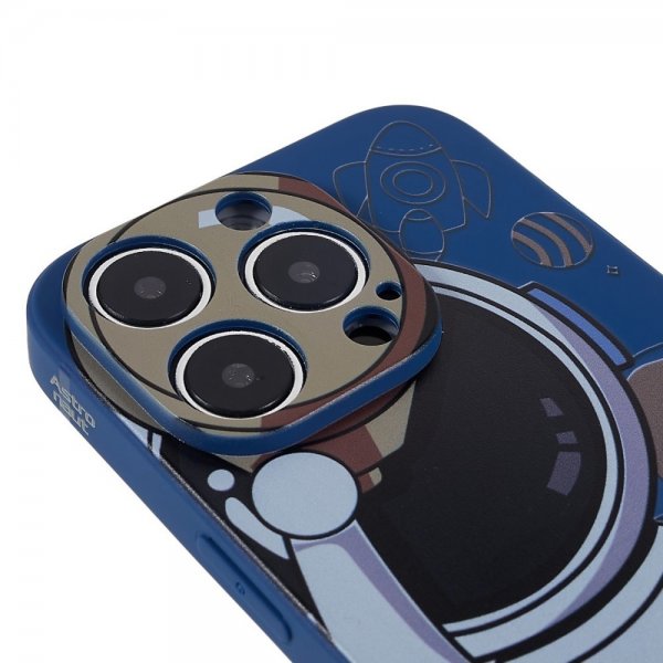 iPhone 14 Pro Max Deksel Astronaut Blå Grå