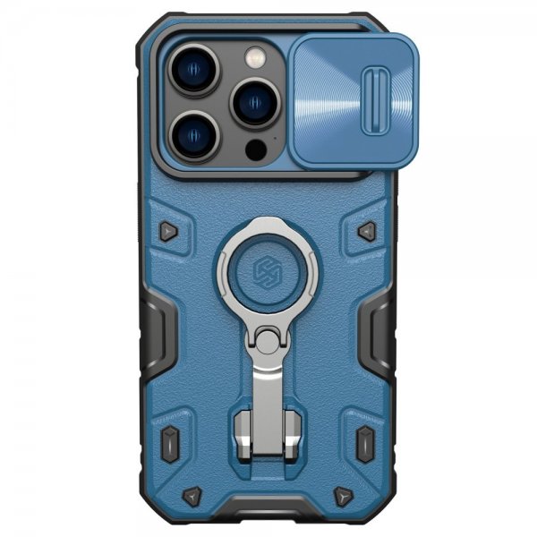 iPhone 14 Pro Max Deksel CamShield Armor Pro MagSafe Blå