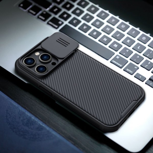 iPhone 14 Pro Max Deksel CamShield Pro Svart