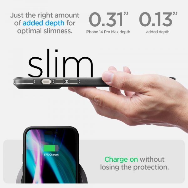 iPhone 14 Pro Max Deksel Cryo Armor Matte Black