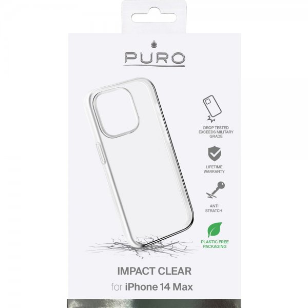 iPhone 14 Pro Max Deksel Impact Clear Transparent