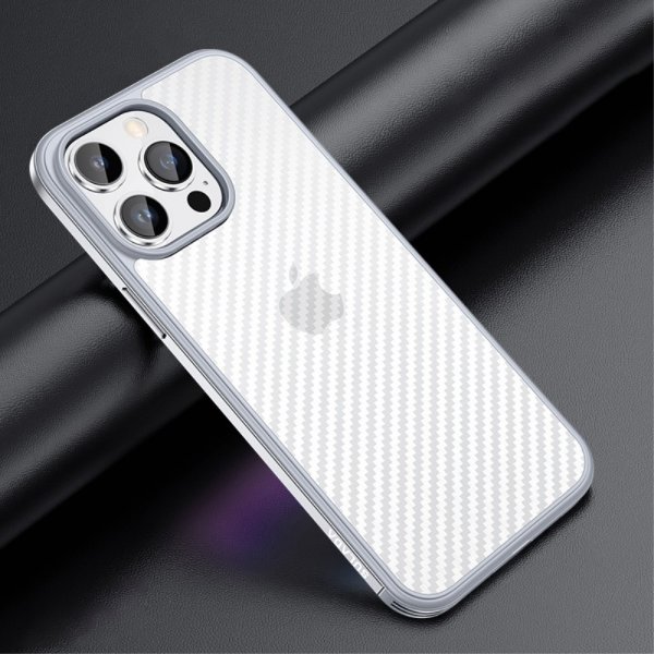 iPhone 14 Pro Max Deksel Luxury Series Sølv