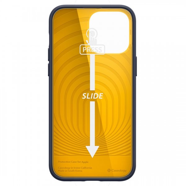 iPhone 14 Pro Max Deksel Skjermbeskytter Nano Pop 360 Blueberry Navy