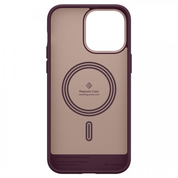 iPhone 14 Pro Max Deksel Nano Pop Mag Burgundy Bean