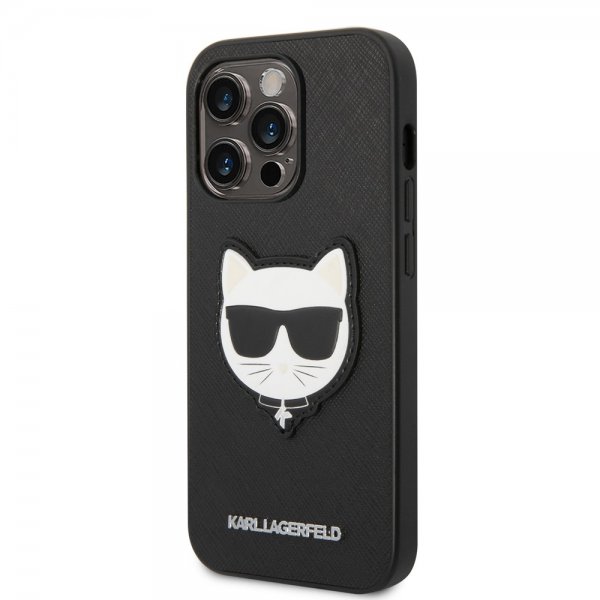iPhone 14 Pro Max Deksel Saffiano Choupette Svart