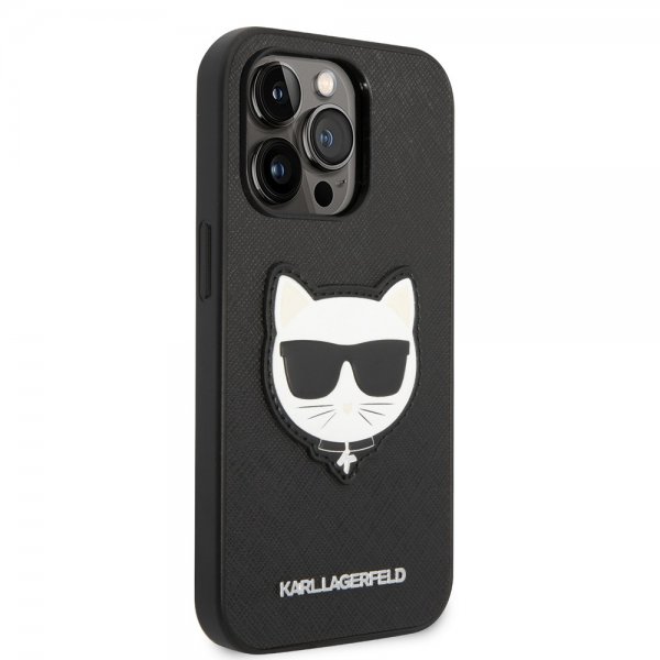 iPhone 14 Pro Max Deksel Saffiano Choupette Svart
