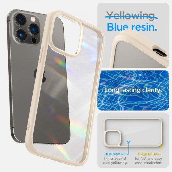iPhone 14 Pro Max Deksel Ultra Hybrid Sand Beige