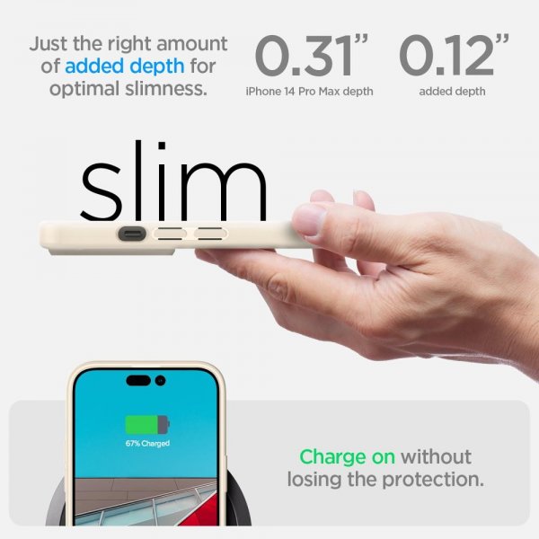iPhone 14 Pro Max Deksel Ultra Hybrid Sand Beige