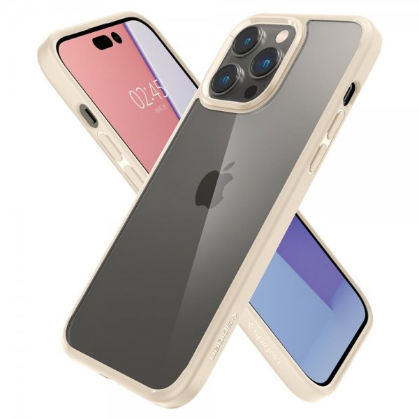 iPhone 14 Pro Max Deksel Ultra Hybrid Sand Beige