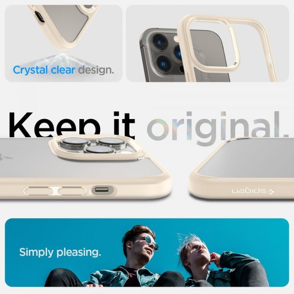 iPhone 14 Pro Max Deksel Ultra Hybrid Sand Beige