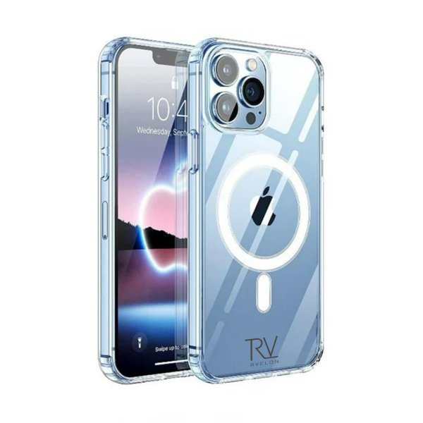 iPhone 14 Pro Max Deksel TPU MagSafe Transparent