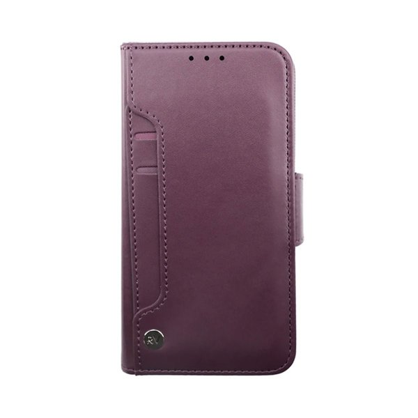 iPhone 14 Pro Etui Utbrettbar Kortlomme Lilla