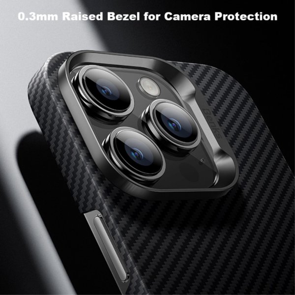 iPhone 14 Pro Deksel Kevlar MagSafe Svart
