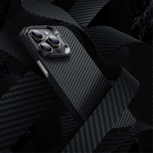 iPhone 14 Pro Deksel Kevlar MagSafe Svart