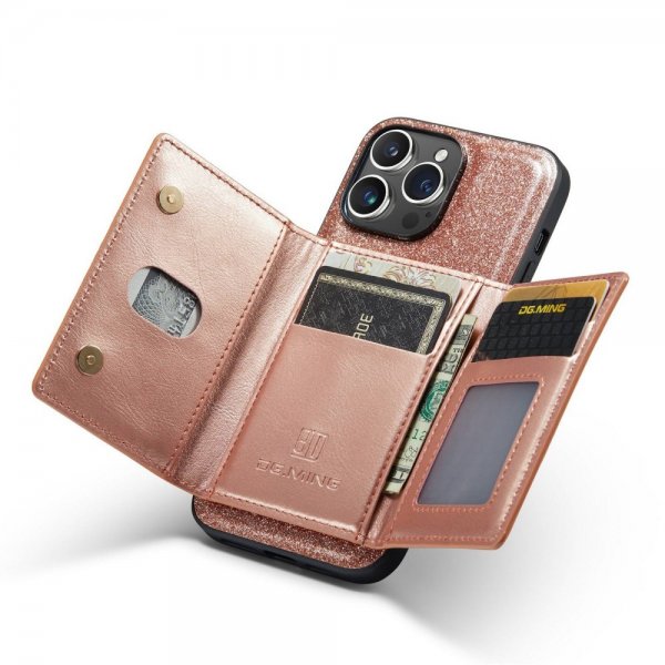 iPhone 14 Pro Deksel M3 Series Avtakbart Kortholder Gull