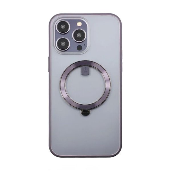 iPhone 14 Pro Deksel MagSafe Ring Lilla