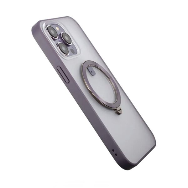 iPhone 14 Pro Deksel MagSafe Ring Lilla
