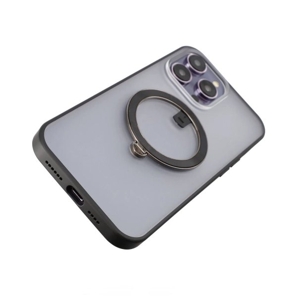 iPhone 14 Pro Deksel MagSafe Ring Svart