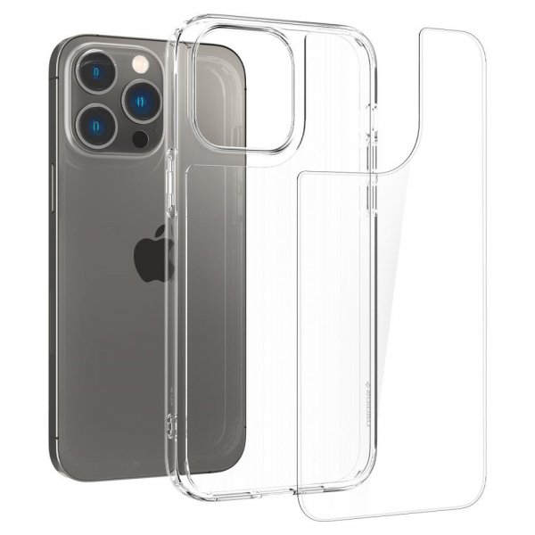 iPhone 14 Pro Deksel Quartz Hybrid Crystal Clear