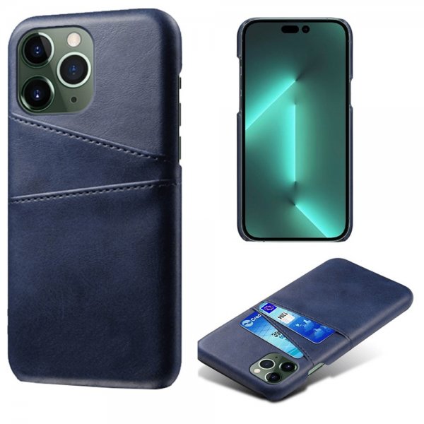 iPhone 14 Pro Deksel To Kortlommer Blå
