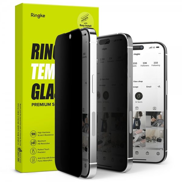 iPhone 14 Pro Skjermbeskytter Privacy Glass