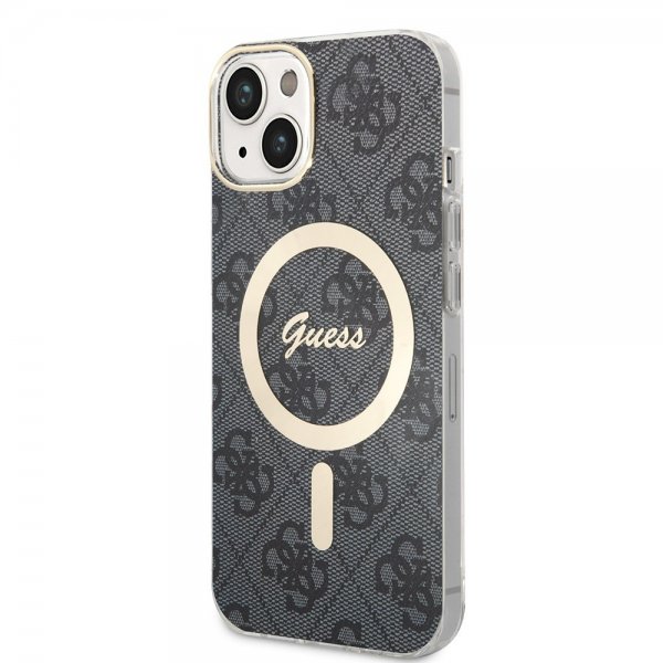 iPhone 14 Deksel 4G Pattern MagSafe Svart