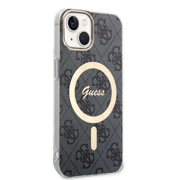 iPhone 14 Deksel 4G Pattern MagSafe Svart