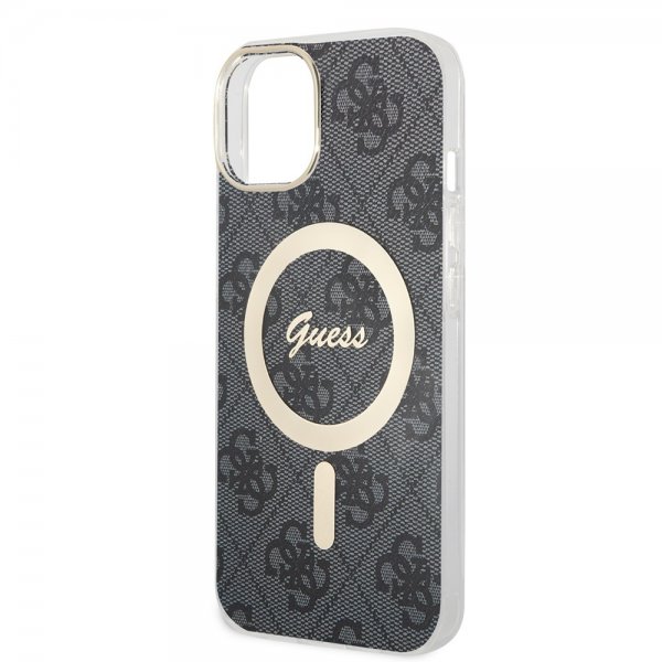 iPhone 14 Deksel 4G Pattern MagSafe Svart