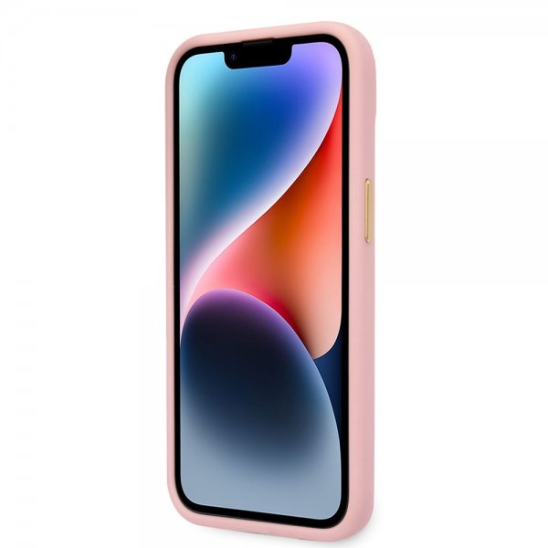 iPhone 14 Deksel Croco Rosa