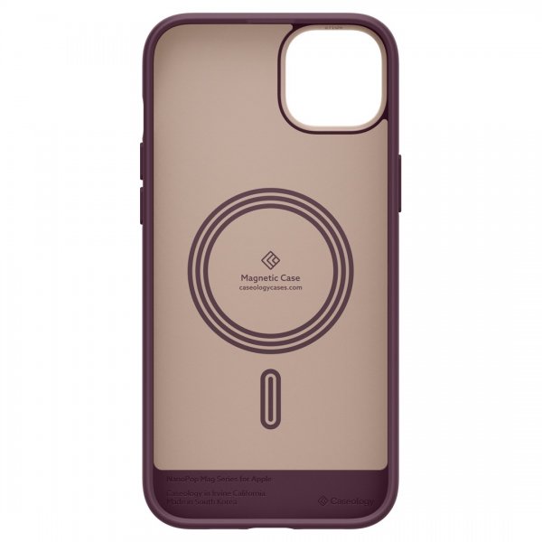iPhone 14 Deksel Nano Pop Mag Burgundy Bean