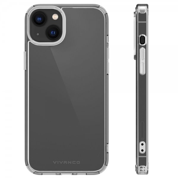 iPhone 14 Deksel Safe & Steady Transparent
