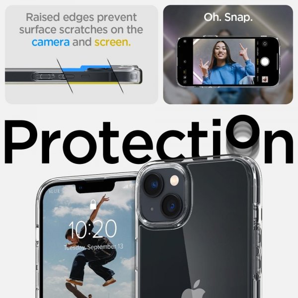 iPhone 14 Deksel Ultra Hybrid Crystal Clear