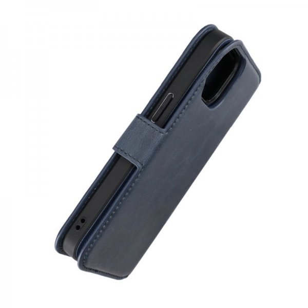 iPhone 15 Etui Detachable Wallet Case Blå