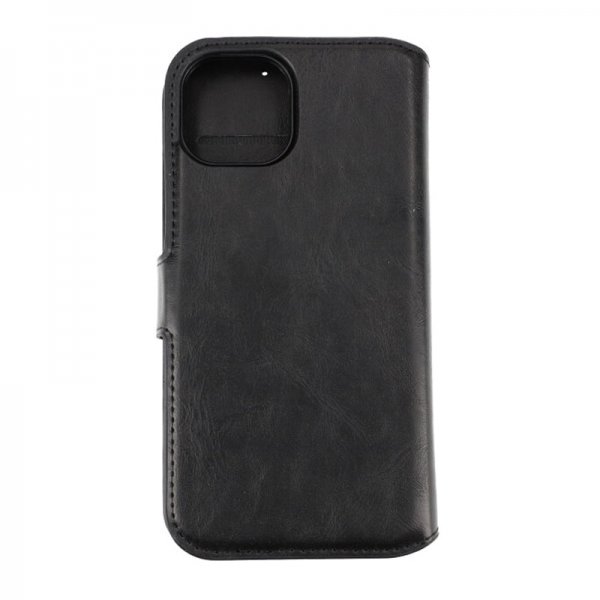 iPhone 15 Etui Detachable Wallet Case Svart