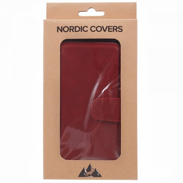 iPhone 15 Plus Etui Essential Leather Poppy Red