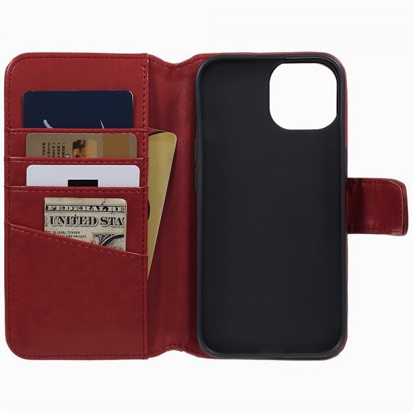 iPhone 15 Plus Etui Essential Leather Poppy Red