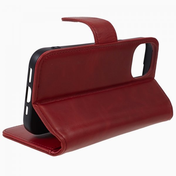 iPhone 15 Plus Etui Essential Leather Poppy Red