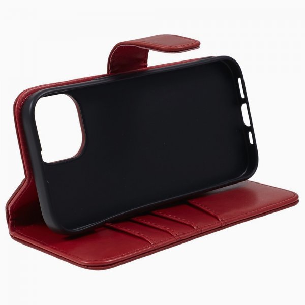 iPhone 15 Plus Etui Essential Leather Poppy Red
