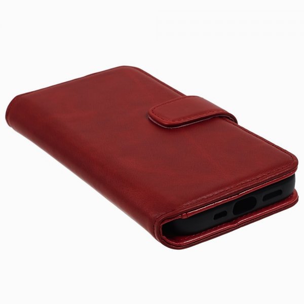 iPhone 15 Plus Etui Essential Leather Poppy Red