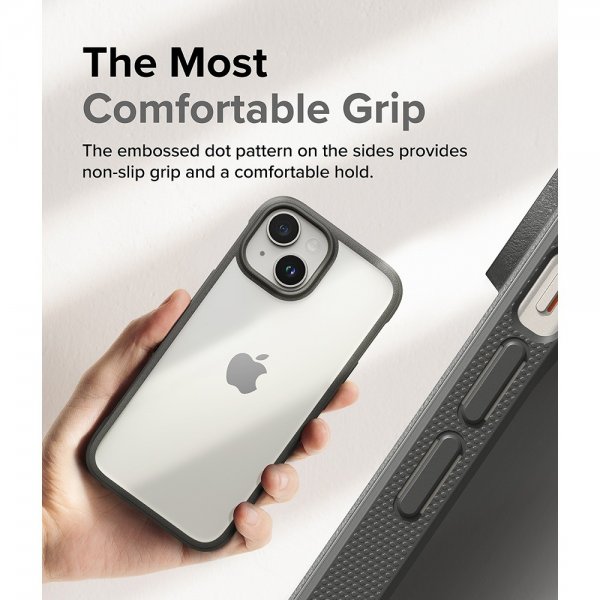 iPhone 15 Plus Deksel Fusion Bold Grå