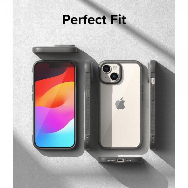 iPhone 15 Plus Deksel Fusion Bold Grå